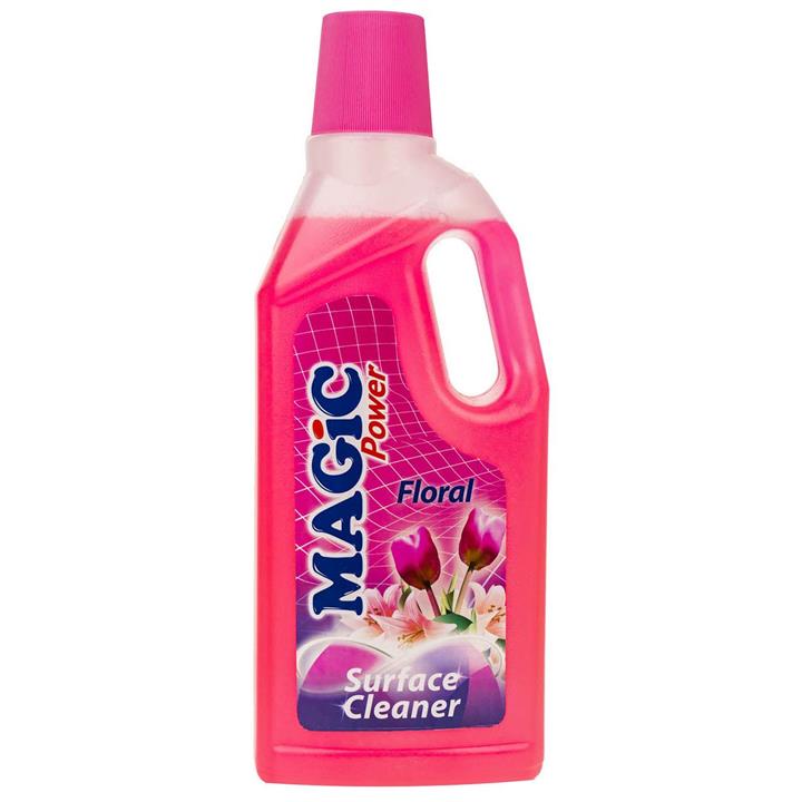 مایع پاک کننده سطوح مجیک پاور مدل Floral حجم 1 لیتر Magic Power Floral Surface Cleaner 1L